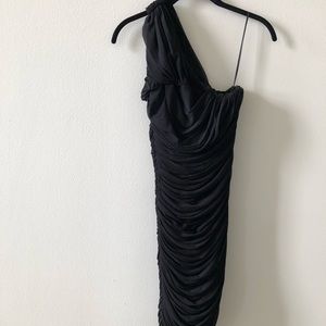 One Shoulder Fitted Dress